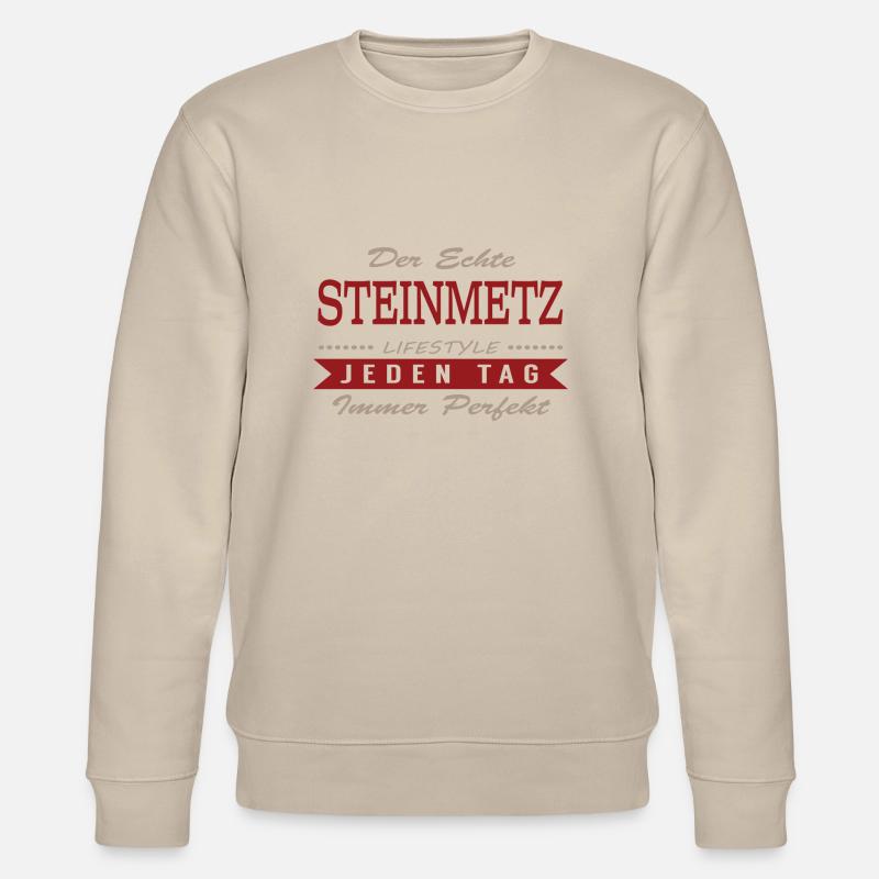 Der echte Steinmetz - Stanley/Stella Unisex Bio-Sweatshirt CHANGER  - Beige