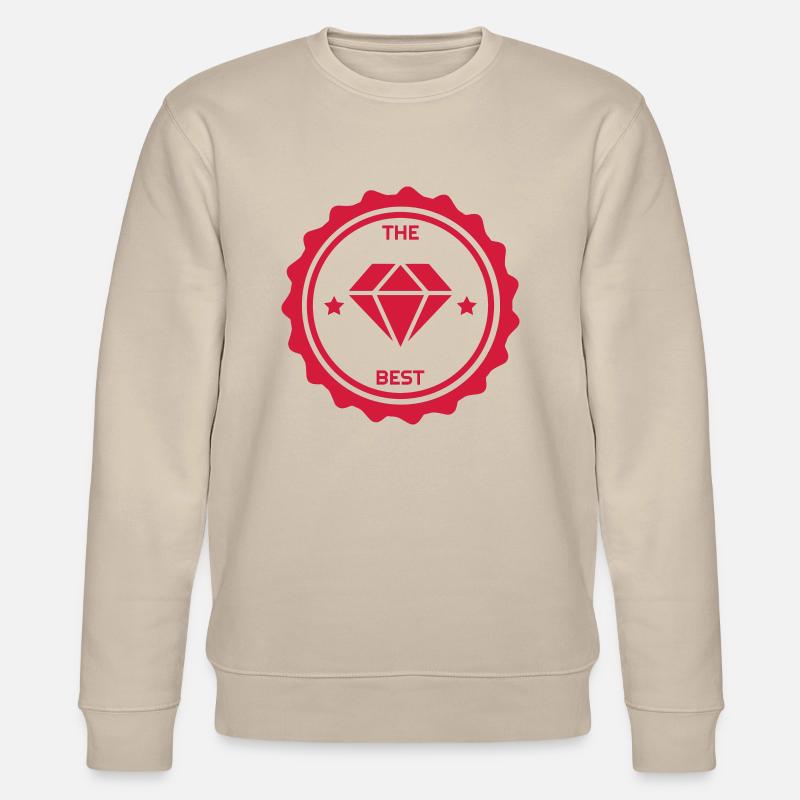 Juwelier / Gem / Diamant / Edelstein - Stanley/Stella Unisex Bio-Sweatshirt CHANGER  - Beige