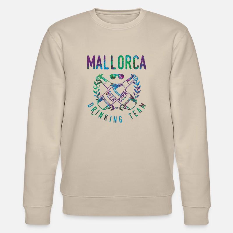 mallorca drinking team - Stanley/Stella Unisex Bio-Sweatshirt CHANGER  - Beige