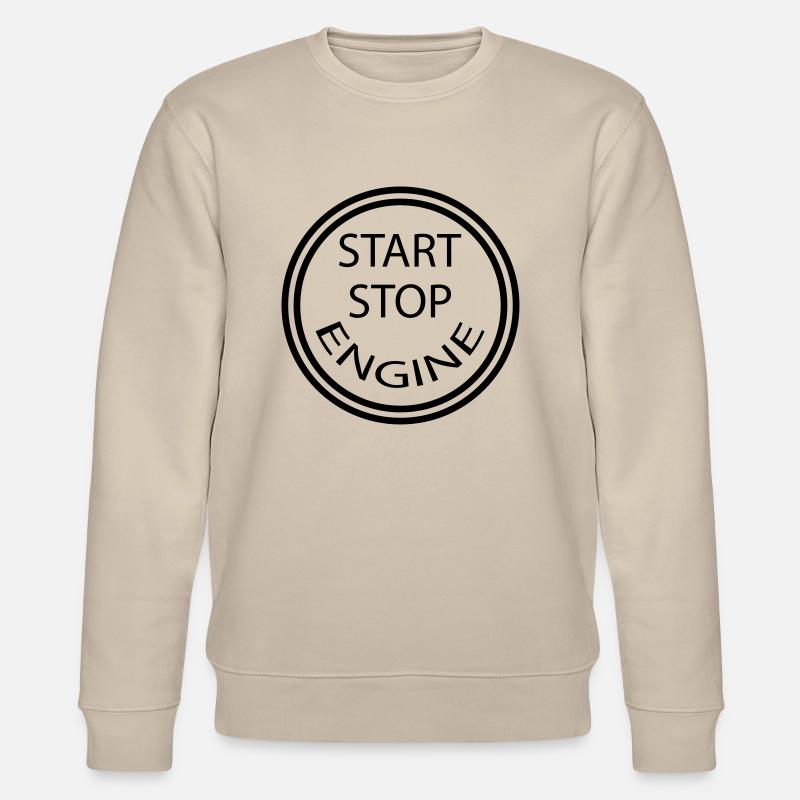start_stop_engine_sse13 - Sweat bio CHANGER Stanley/Stella Unisexe - beige