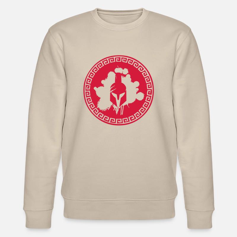 sparta_blood_1 - Stanley/Stella Unisex Bio-Sweatshirt CHANGER  - Beige