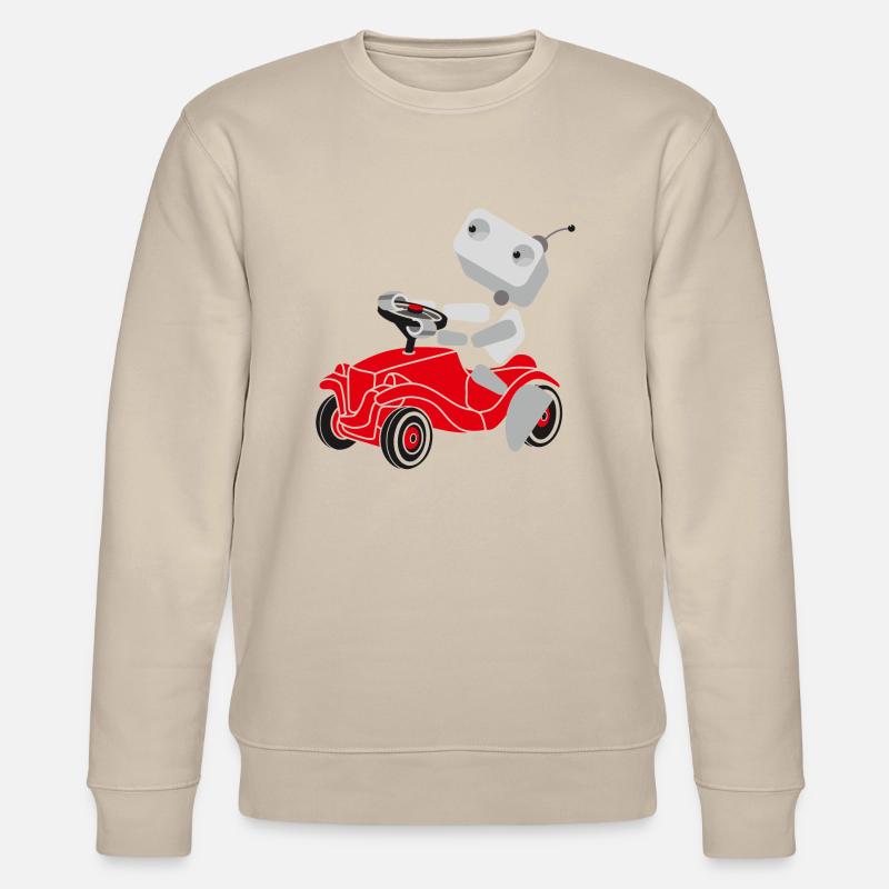 Bobby car - Stanley/Stella Unisex Bio-Sweatshirt CHANGER  - Beige