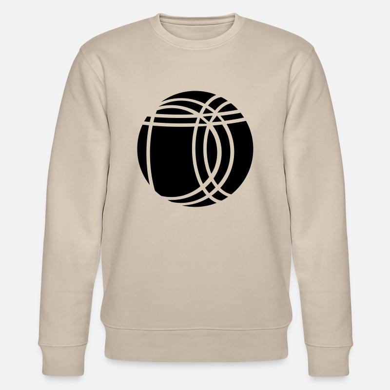 Petanque Ball - Stanley/Stella Unisex Bio-Sweatshirt CHANGER  - Beige