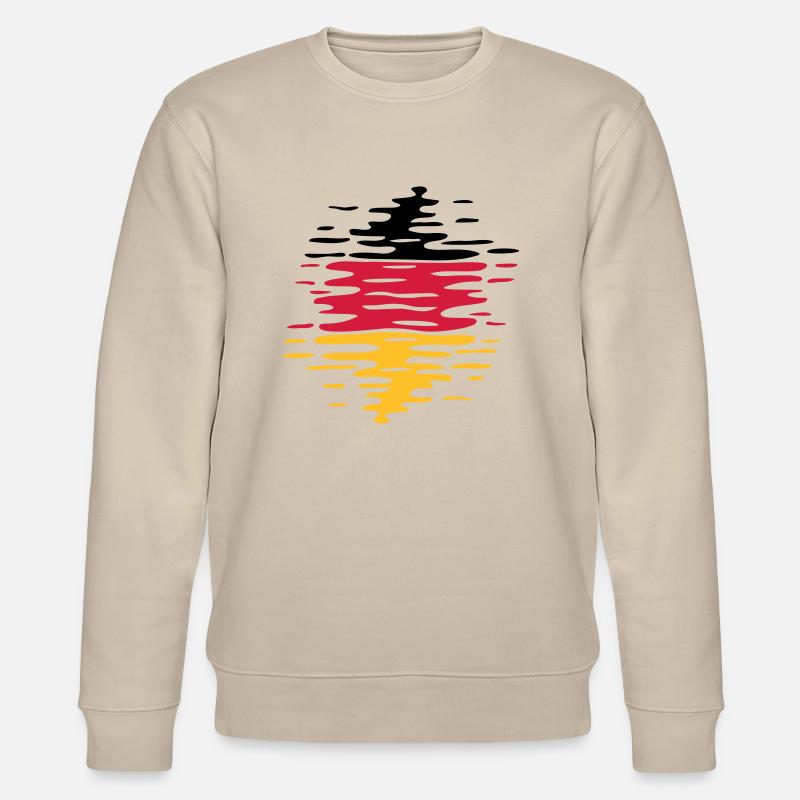 Vagues du drapeau allemand - Sweat bio CHANGER Stanley/Stella Unisexe - beige