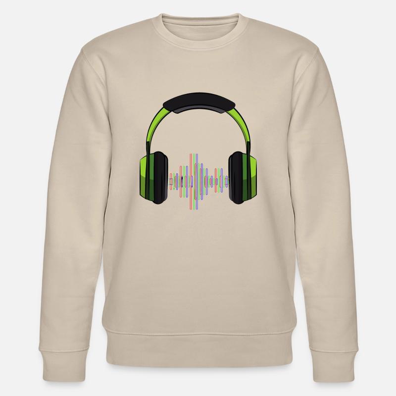 Musikkopfhörer - Stanley/Stella Unisex Bio-Sweatshirt CHANGER  - Beige