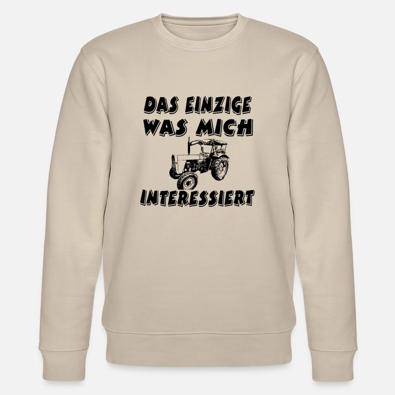 Traktor - Stanley/Stella Unisex Bio-Sweatshirt CHANGER  - Beige