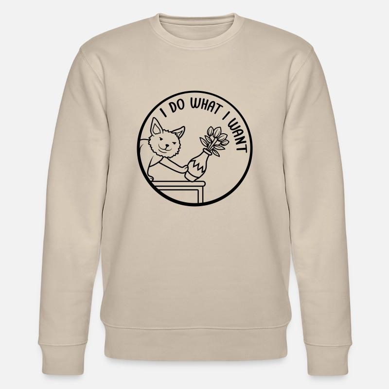 Faire ce que je veux - Sweat bio CHANGER Stanley/Stella Unisexe - beige