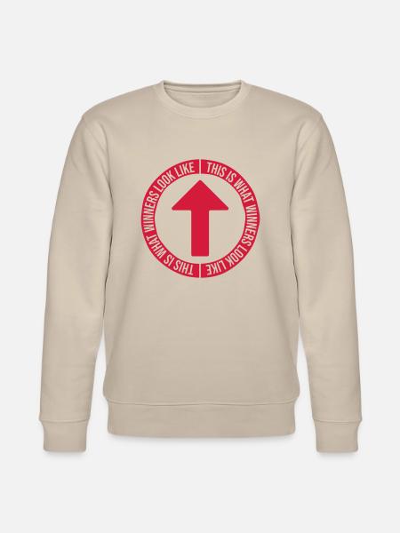 What Winners Look Like - Stanley/Stella CHANGER Unisex Organic Sweatshirt - beige