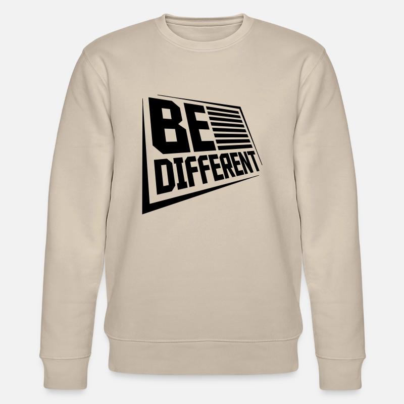 Be different Logo Design - Stanley/Stella Unisex Bio-Sweatshirt CHANGER  - Beige