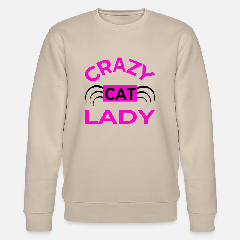 Cat - Stanley/Stella CHANGER Unisex Organic Sweatshirt - beige