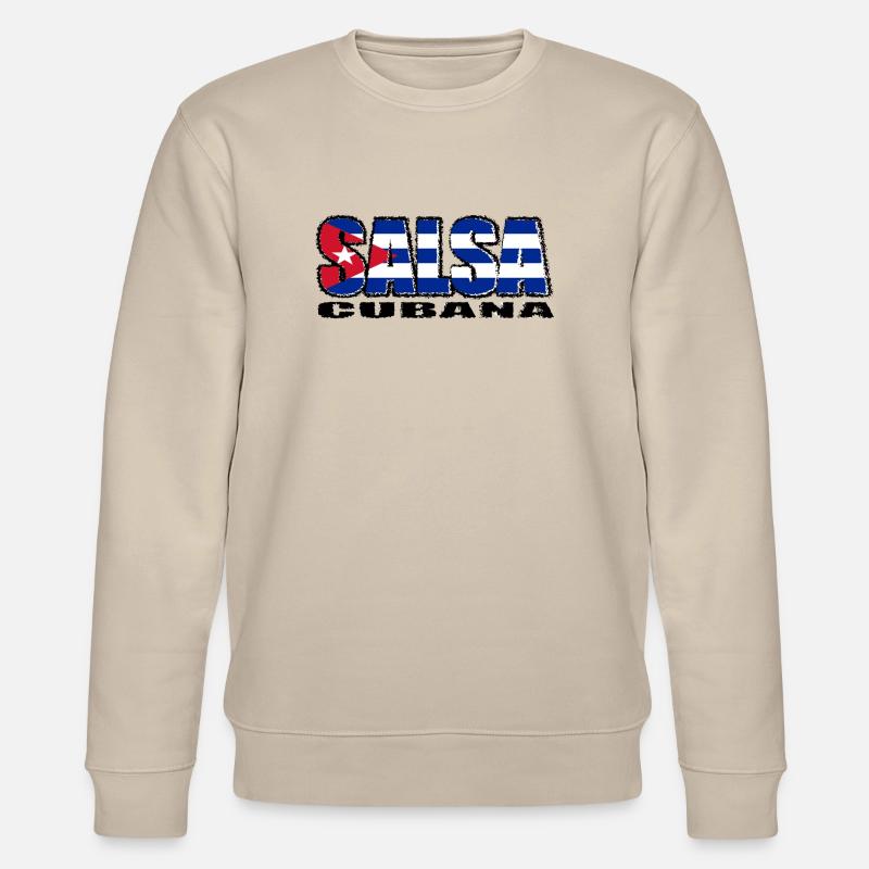 Salsa cubana - Stanley/Stella Unisex Bio-Sweatshirt CHANGER  - Beige