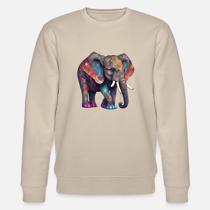 Magic Elephant - Stanley/Stella CHANGER Unisex Organic Sweatshirt - beige