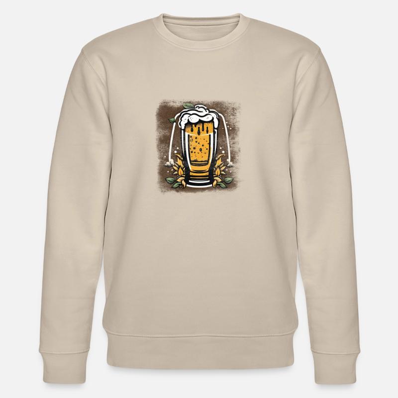 Kühles Blondes Bier - Stanley/Stella Unisex Bio-Sweatshirt CHANGER  - Beige
