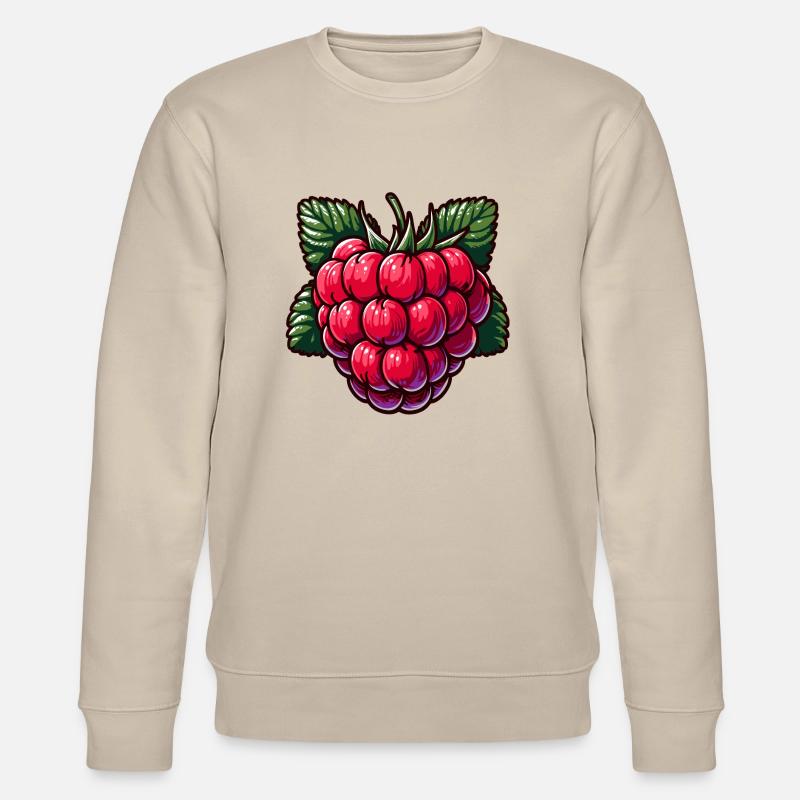 Raspberry - Stanley/Stella CHANGER Unisex Organic Sweatshirt - beige