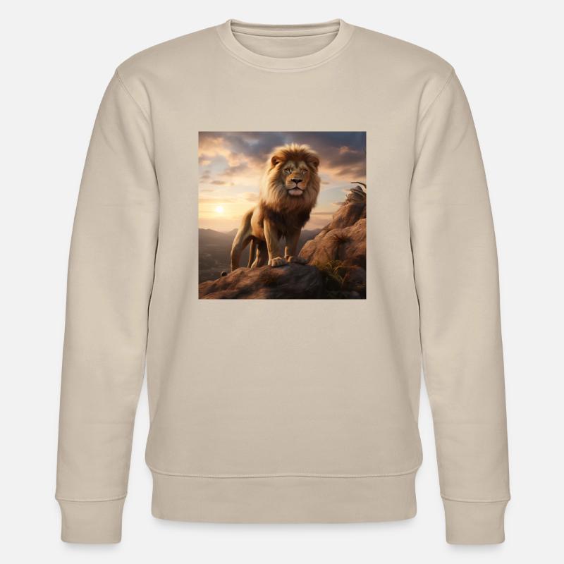 Roi des Lions - Sweat bio CHANGER Stanley/Stella Unisexe - beige