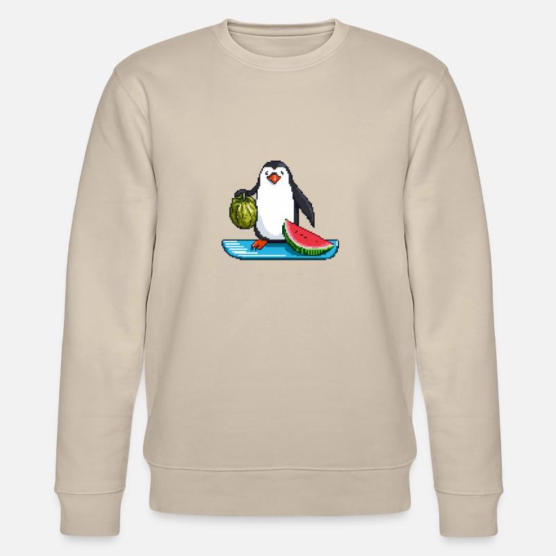 Surf 'n' Slice - Stanley/Stella Unisex Bio-Sweatshirt CHANGER  - Beige