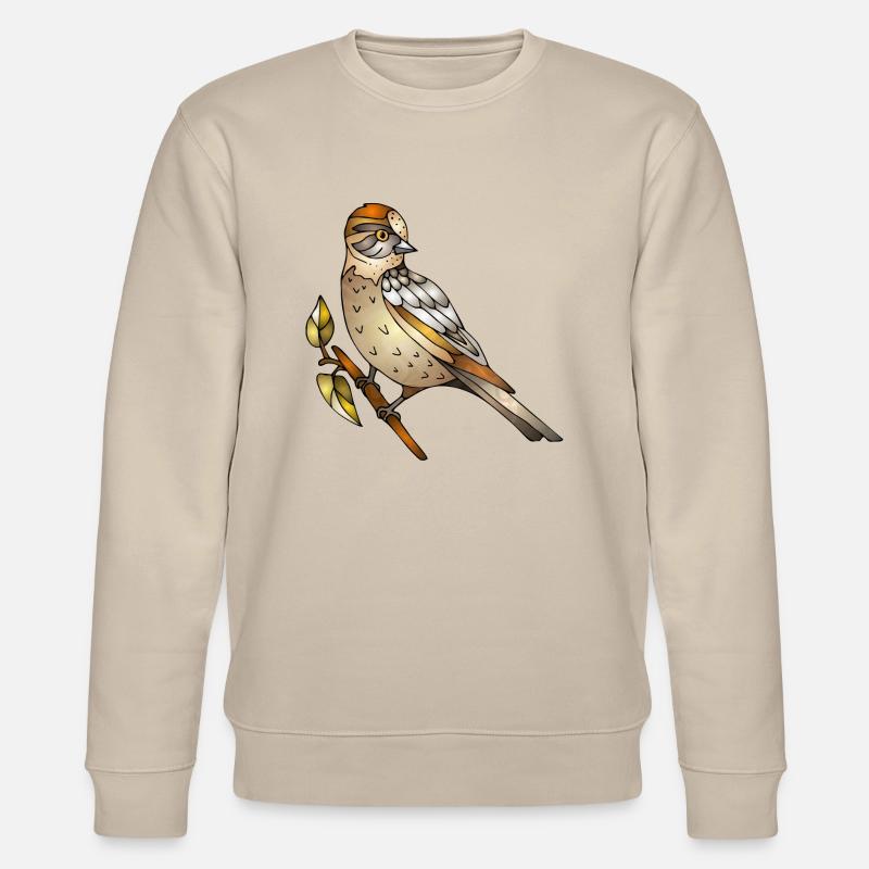 Bunter Vogel - Stanley/Stella Unisex Bio-Sweatshirt CHANGER  - Beige