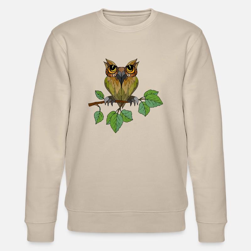 Bunter Vogel - Stanley/Stella Unisex Bio-Sweatshirt CHANGER  - Beige