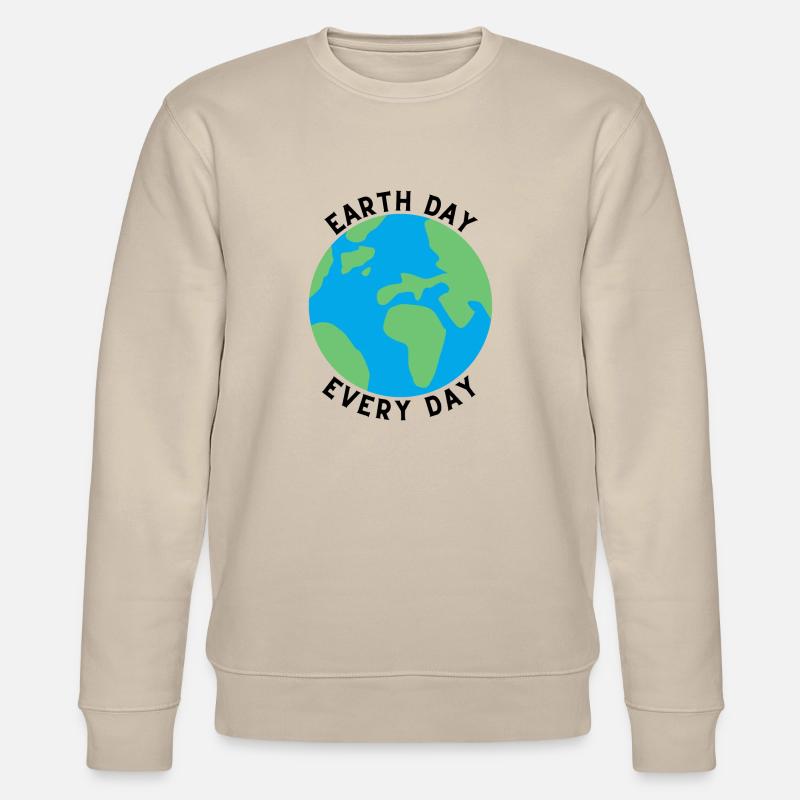 Earth Day EveryDay - Stanley/Stella Unisex Bio-Sweatshirt CHANGER  - Beige