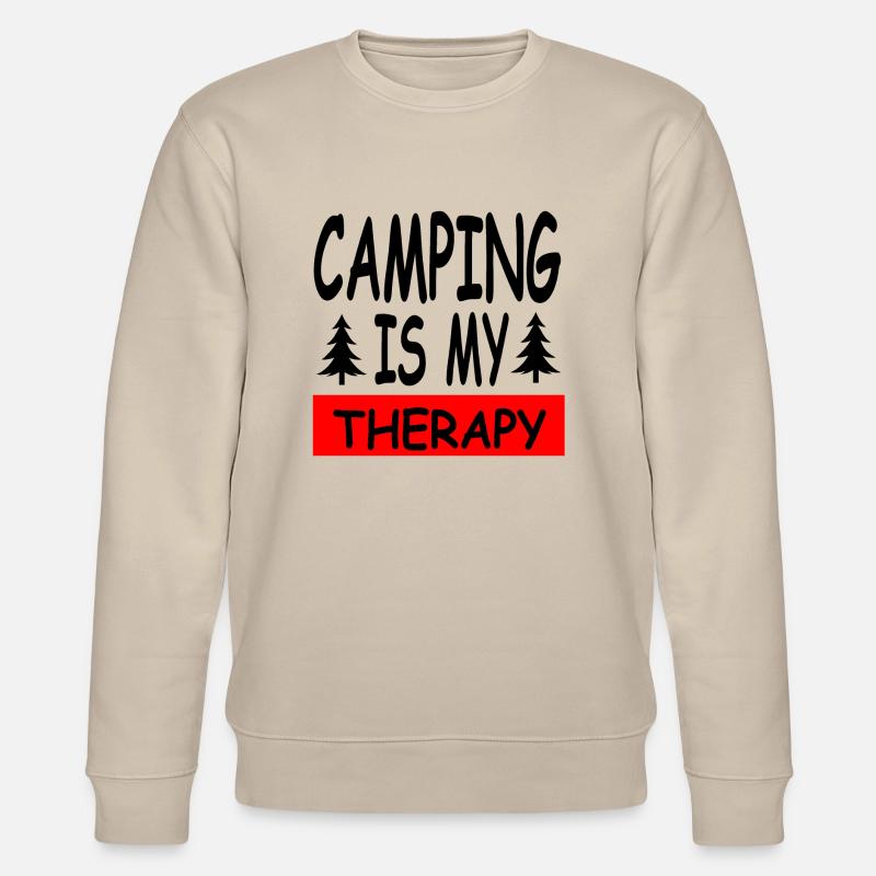 Camping - Stanley/Stella Unisex Bio-Sweatshirt CHANGER  - Beige