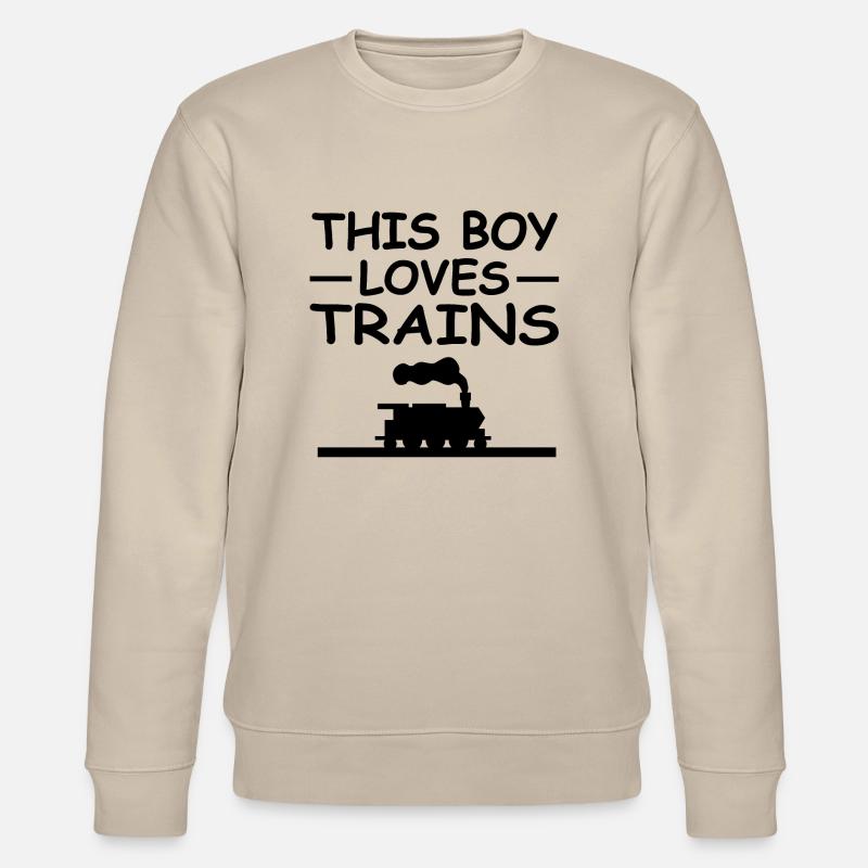 Eisenbahn - Stanley/Stella Unisex Bio-Sweatshirt CHANGER  - Beige