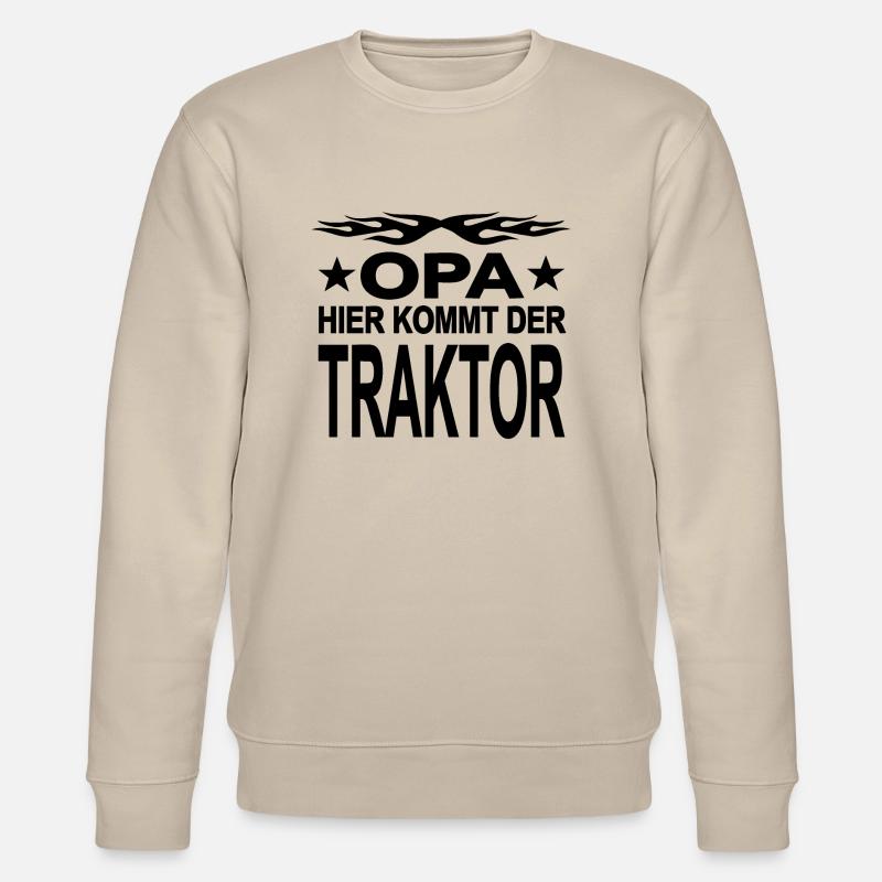 Traktor - Stanley/Stella Unisex Bio-Sweatshirt CHANGER  - Beige
