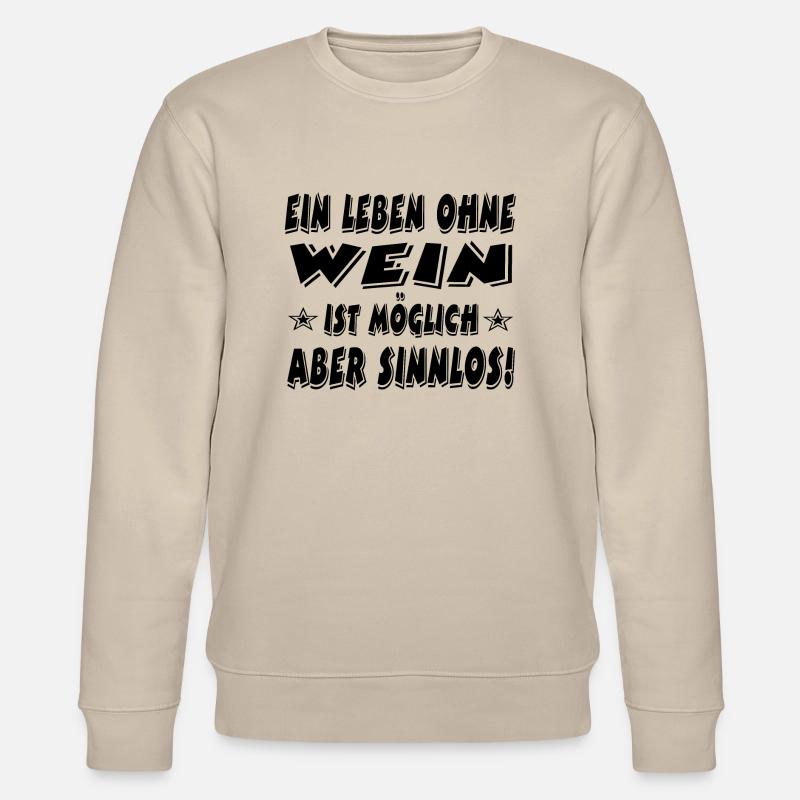 Wein - Stanley/Stella Unisex Bio-Sweatshirt CHANGER  - Beige