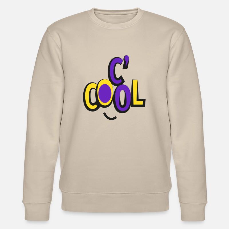 C' COOL - Sweat bio CHANGER Stanley/Stella Unisexe - beige