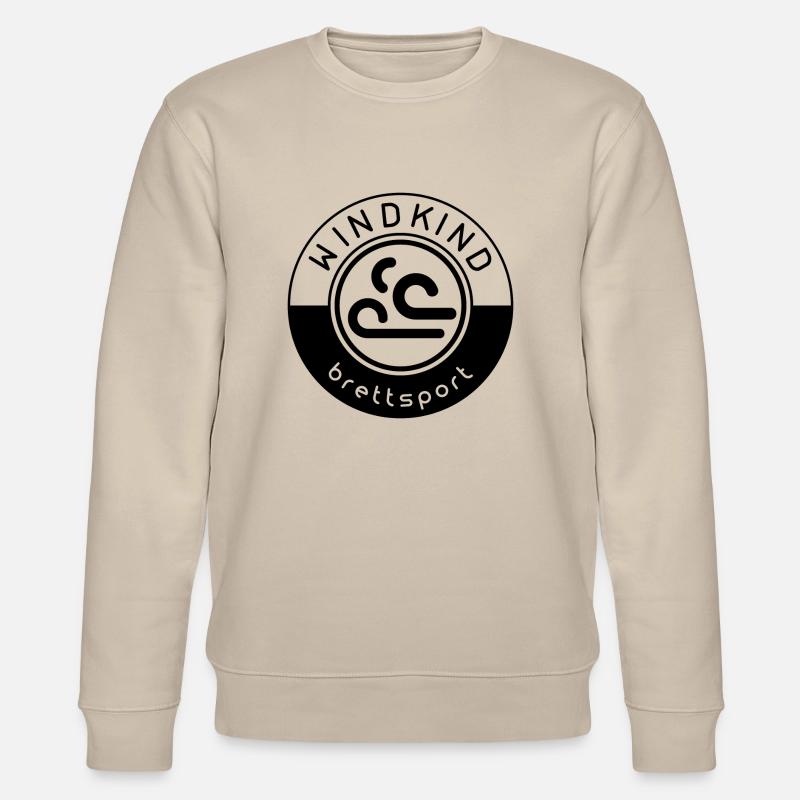 Windkind Brettsport - Stanley/Stella Unisex Bio-Sweatshirt CHANGER  - Beige