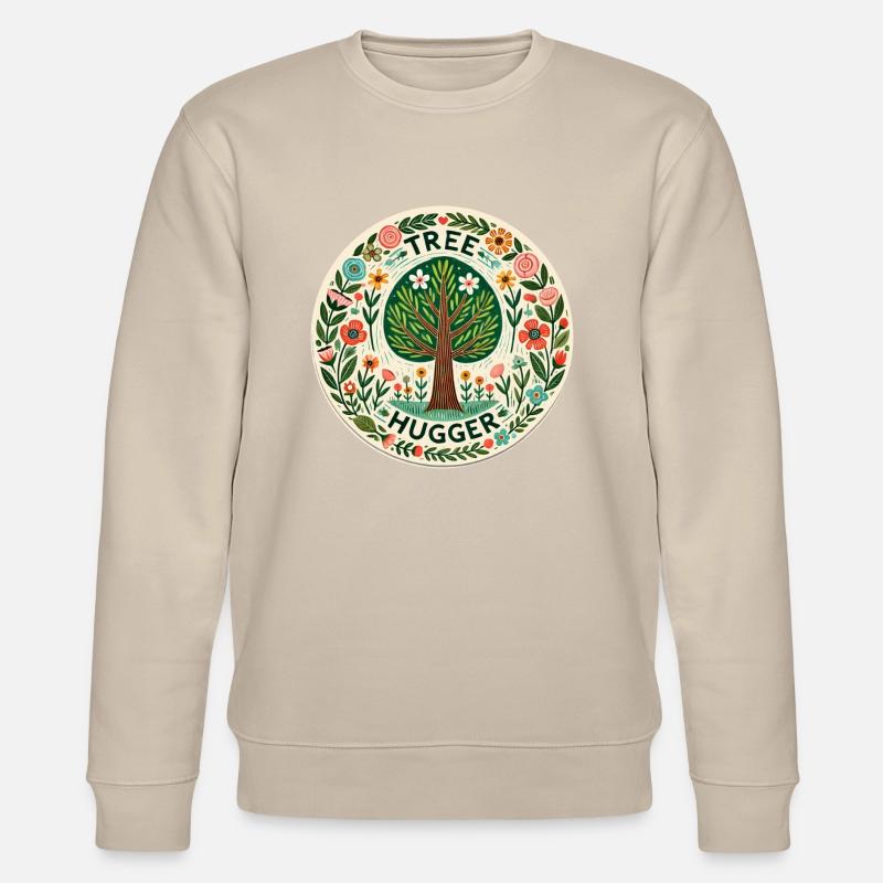 Câlin d’arbre - Sweat bio CHANGER Stanley/Stella Unisexe - beige