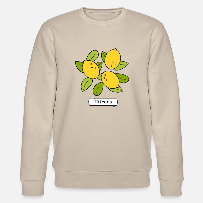 Citrons - Stanley/Stella Unisex Bio-Sweatshirt CHANGER  - Beige