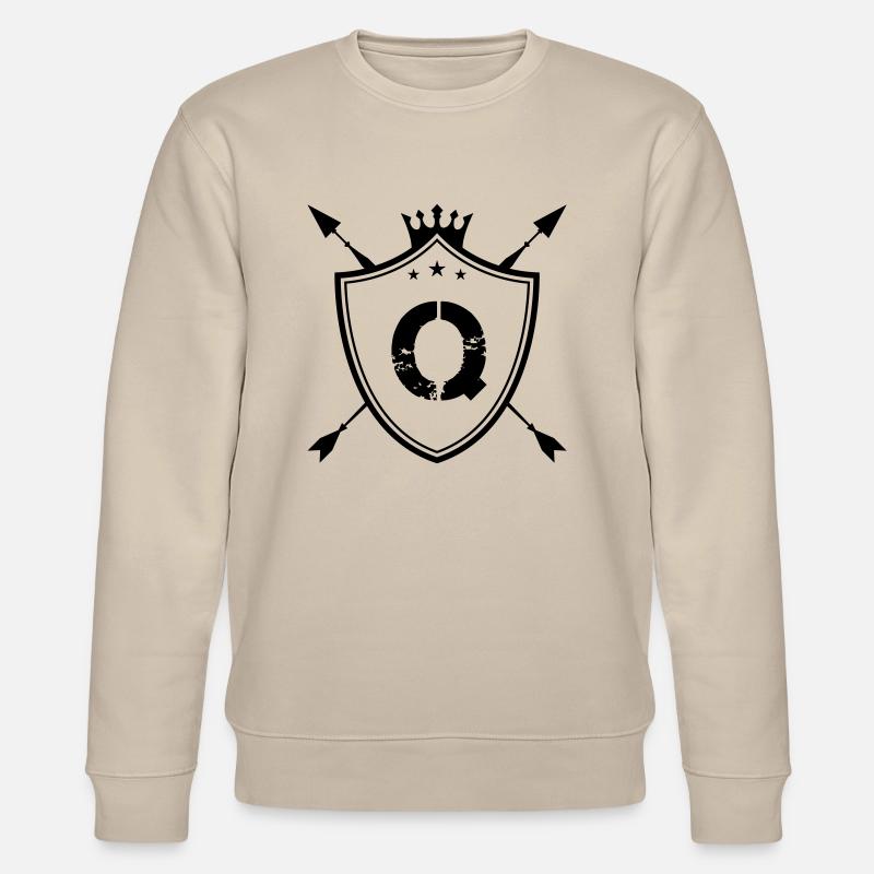 wappen q - Stanley/Stella Unisex Bio-Sweatshirt CHANGER  - Beige