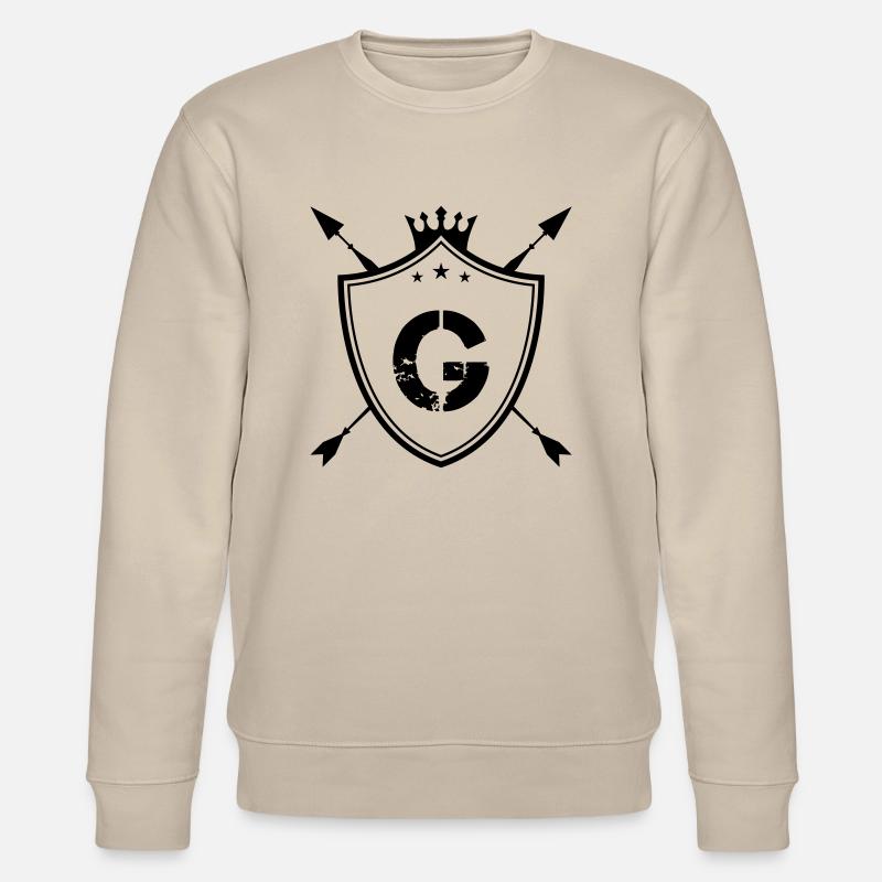 wappen g - Stanley/Stella Unisex Bio-Sweatshirt CHANGER  - Beige