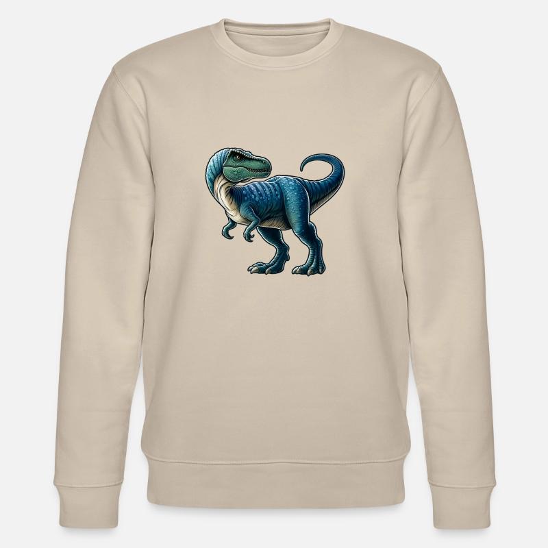 Géant Mammifère Dino T-Rex - Sweat bio CHANGER Stanley/Stella Unisexe - beige