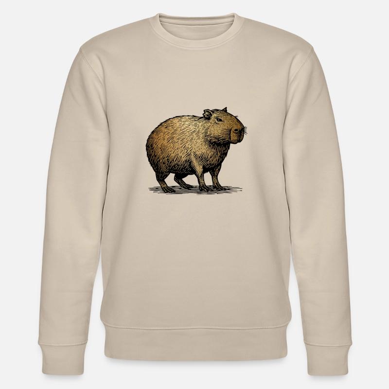 Cabybara - Stanley/Stella Unisex Bio-Sweatshirt CHANGER  - Beige