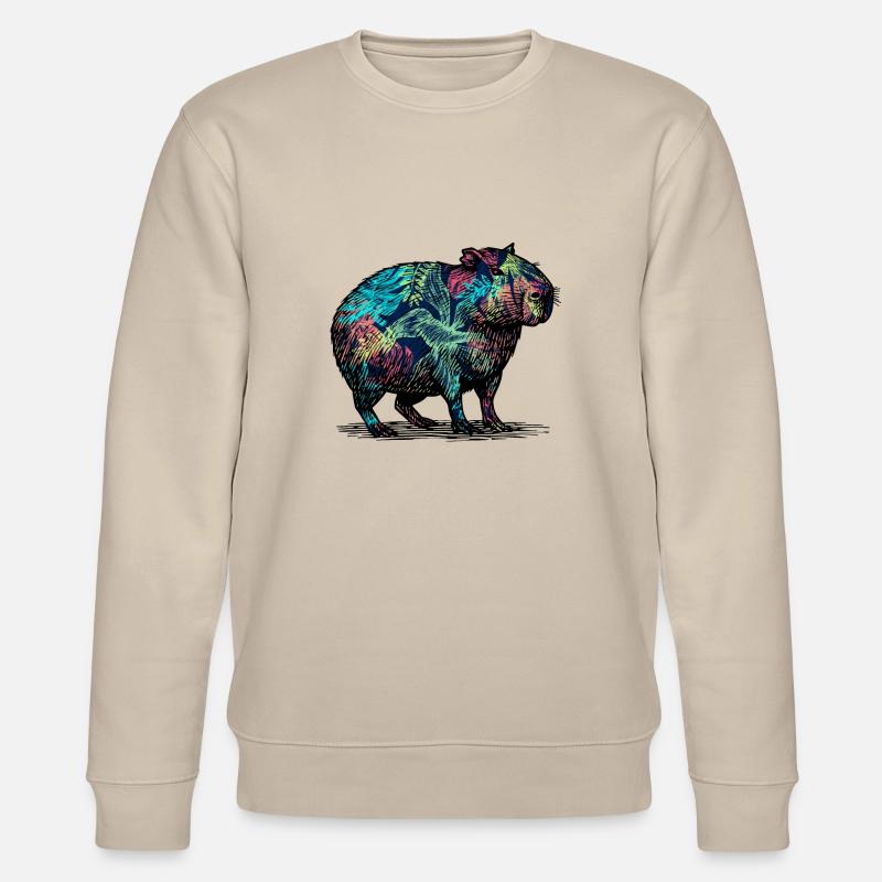 Cabybara - Stanley/Stella Unisex Bio-Sweatshirt CHANGER  - Beige