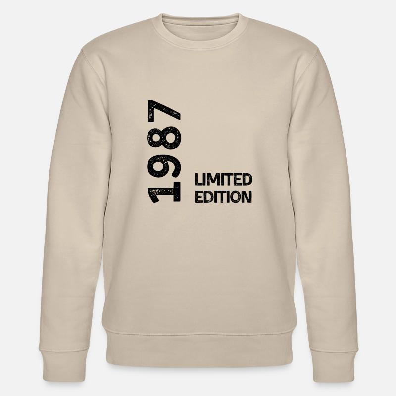 1987 Limitierte Auflage - Stanley/Stella Unisex Bio-Sweatshirt CHANGER  - Beige