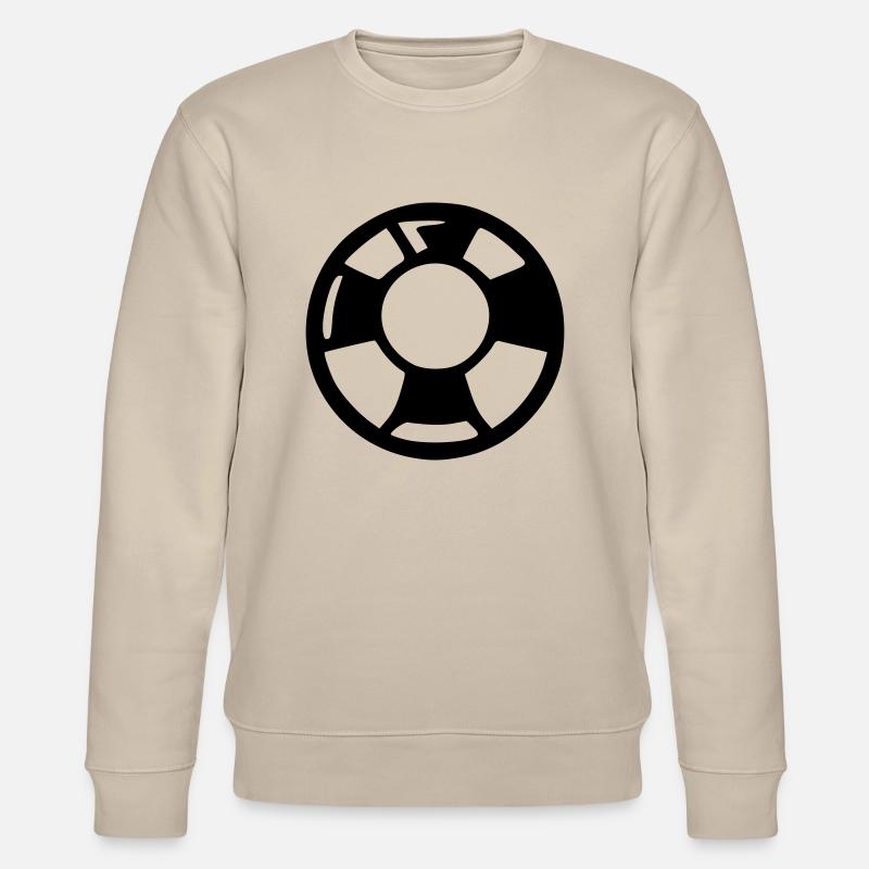 Rettungsboje - Stanley/Stella Unisex Bio-Sweatshirt CHANGER  - Beige