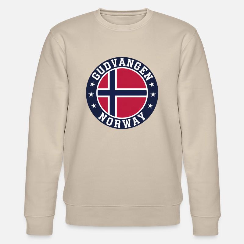 Gudvangen Norwegen - Stanley/Stella Unisex Bio-Sweatshirt CHANGER  - Beige