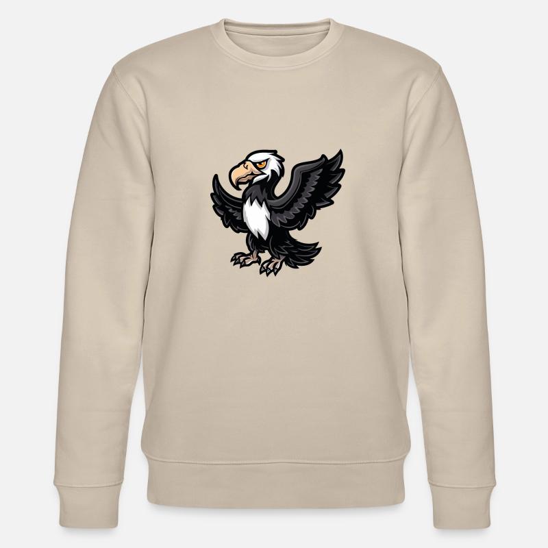 Bande dessinée Eagle - Sweat bio CHANGER Stanley/Stella Unisexe - beige
