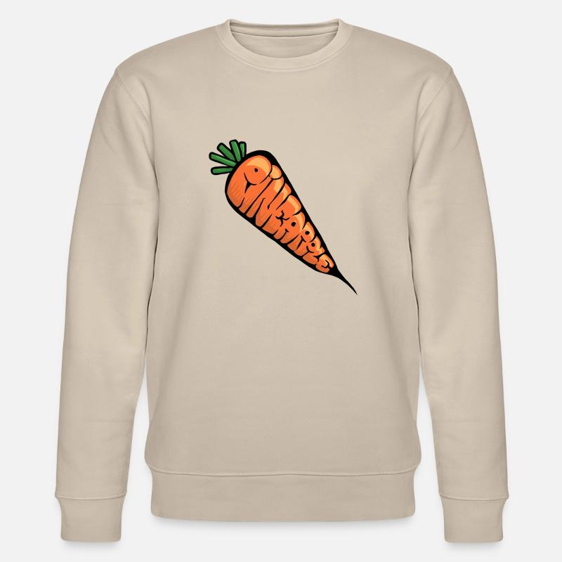 Karotte Ananas Graff - Stanley/Stella Unisex Bio-Sweatshirt CHANGER  - Beige