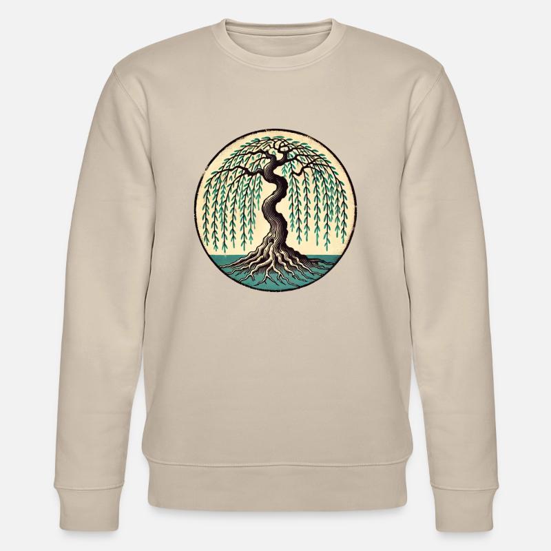 Weeping Willow - Stanley/Stella CHANGER Unisex Organic Sweatshirt - beige