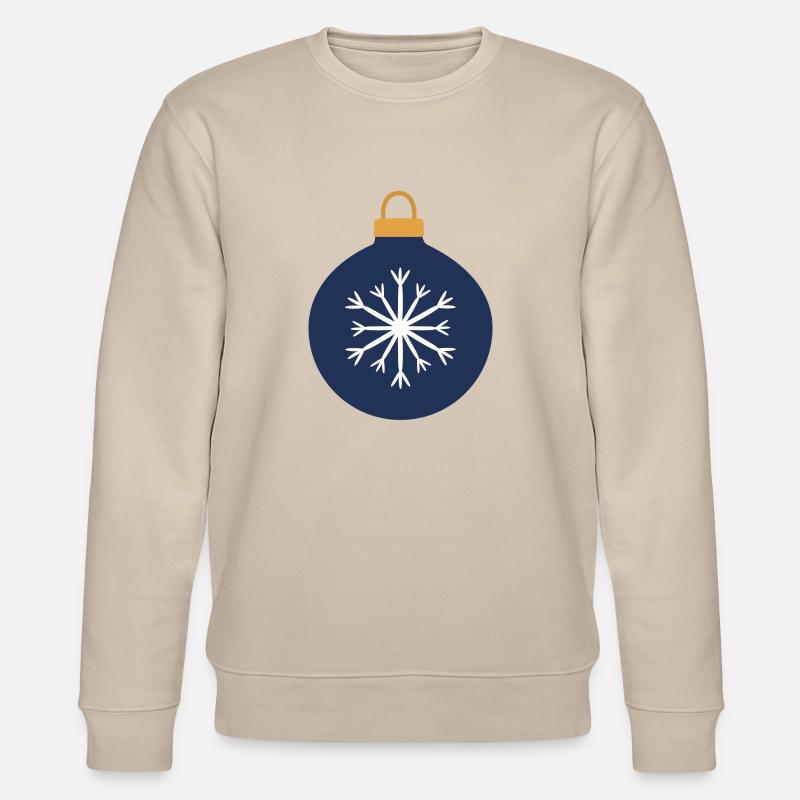 Weihnachtskugel - Stanley/Stella Unisex Bio-Sweatshirt CHANGER  - Beige