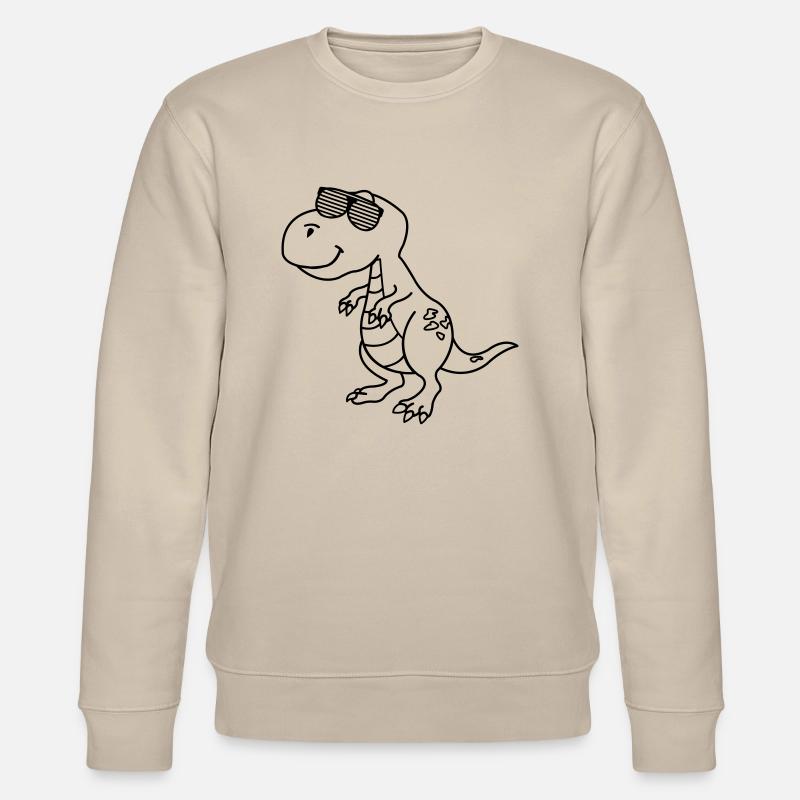 Cool Dinosaur - Stanley/Stella CHANGER Unisex Organic Sweatshirt - beige