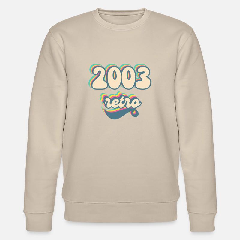 2003 Retro Geschenkidee - Stanley/Stella Unisex Bio-Sweatshirt CHANGER  - Beige