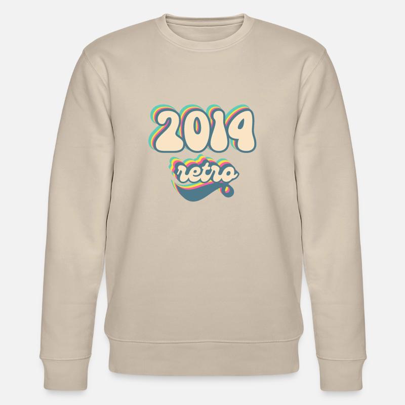 2014 Retro Geschenkidee - Stanley/Stella Unisex Bio-Sweatshirt CHANGER  - Beige