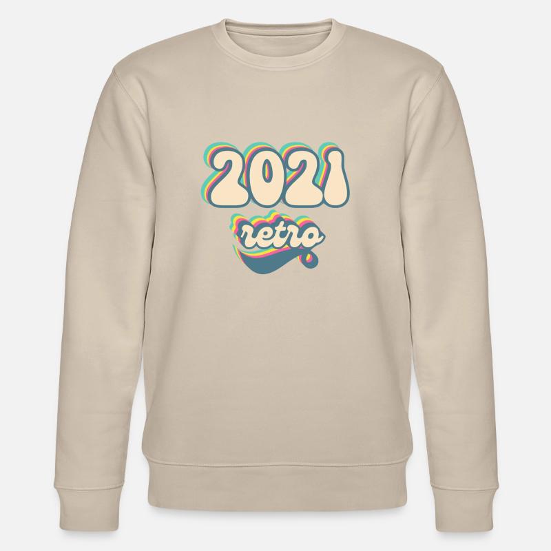 2021 retro idée cadeau - Sweat bio CHANGER Stanley/Stella Unisexe - beige
