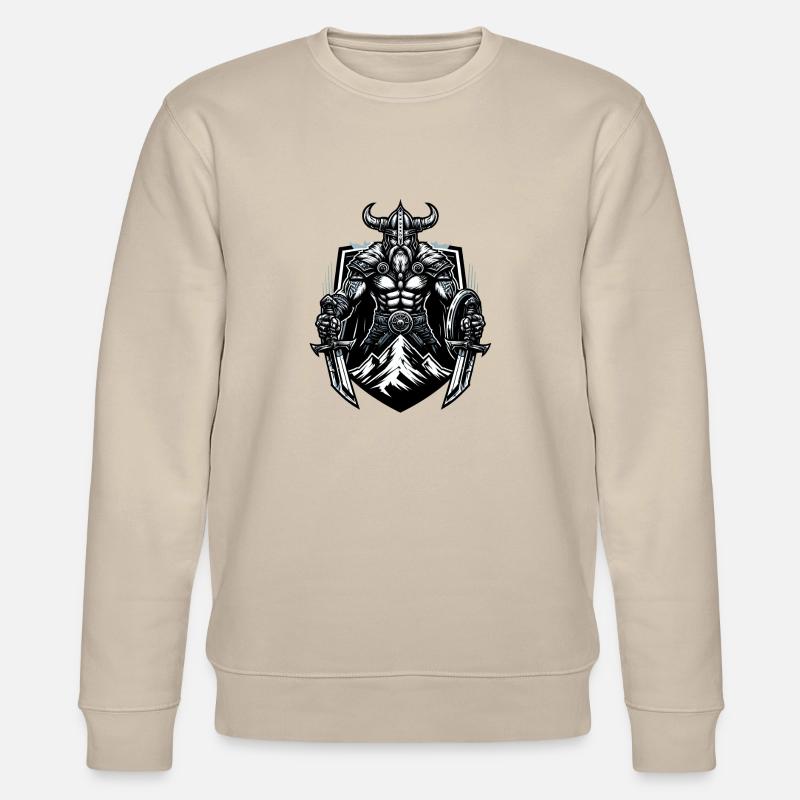 Berserker Wikinger - Stanley/Stella Unisex Bio-Sweatshirt CHANGER  - Beige