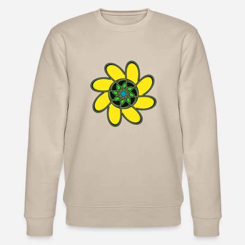 Abstract with different patterns - Stanley/Stella CHANGER Unisex Organic Sweatshirt - beige