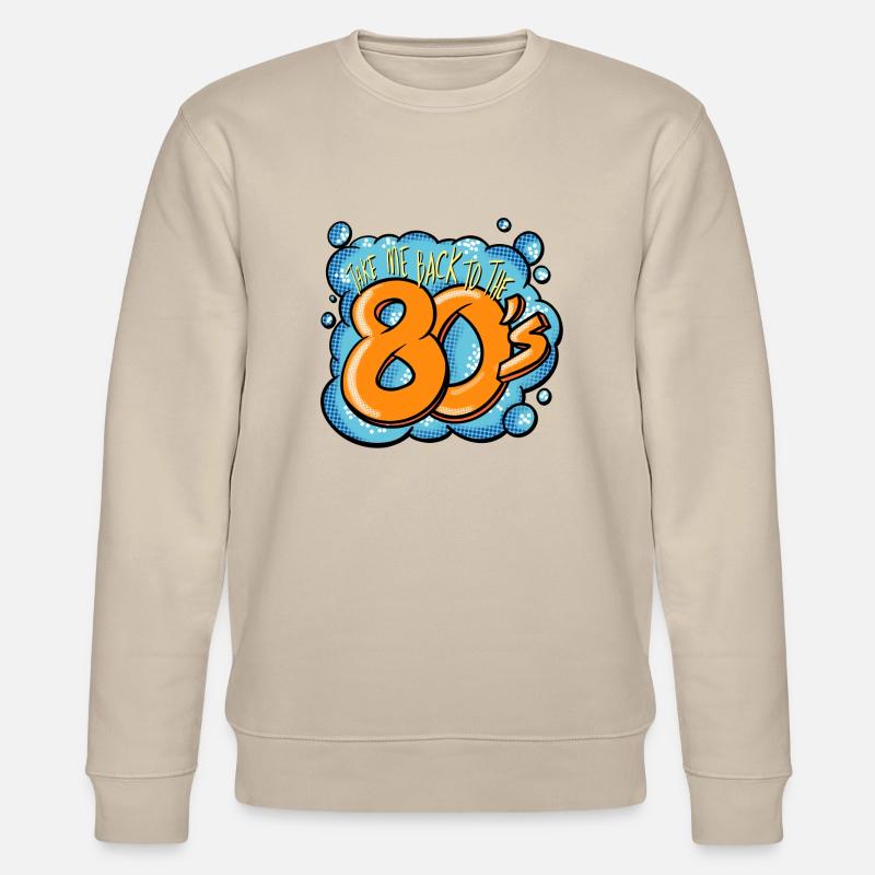 80s Art - Stanley/Stella Unisex Bio-Sweatshirt CHANGER  - Beige